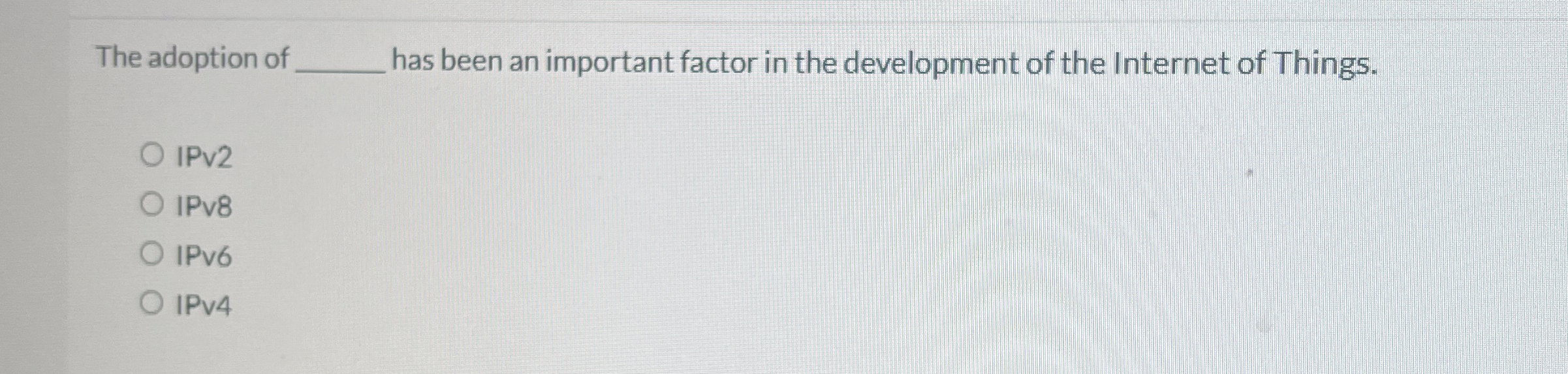 The adoption of has been an important factor in