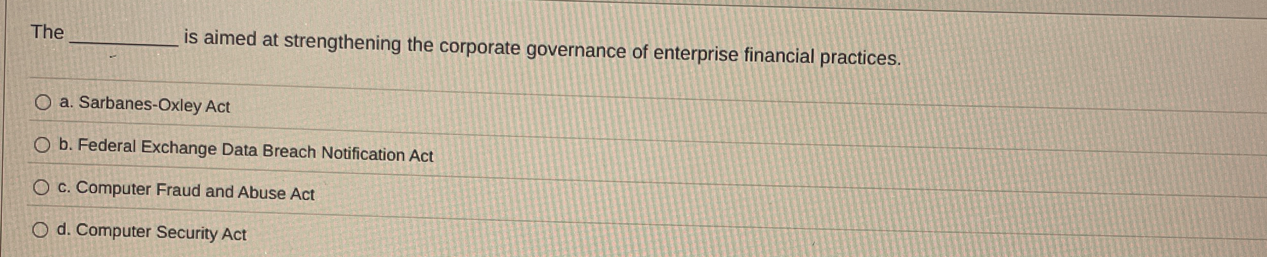 The is aimed at strengthening the corporate