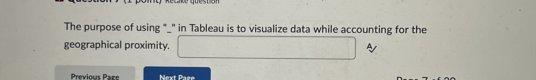 The purpose of using " _ " in Tableau is to