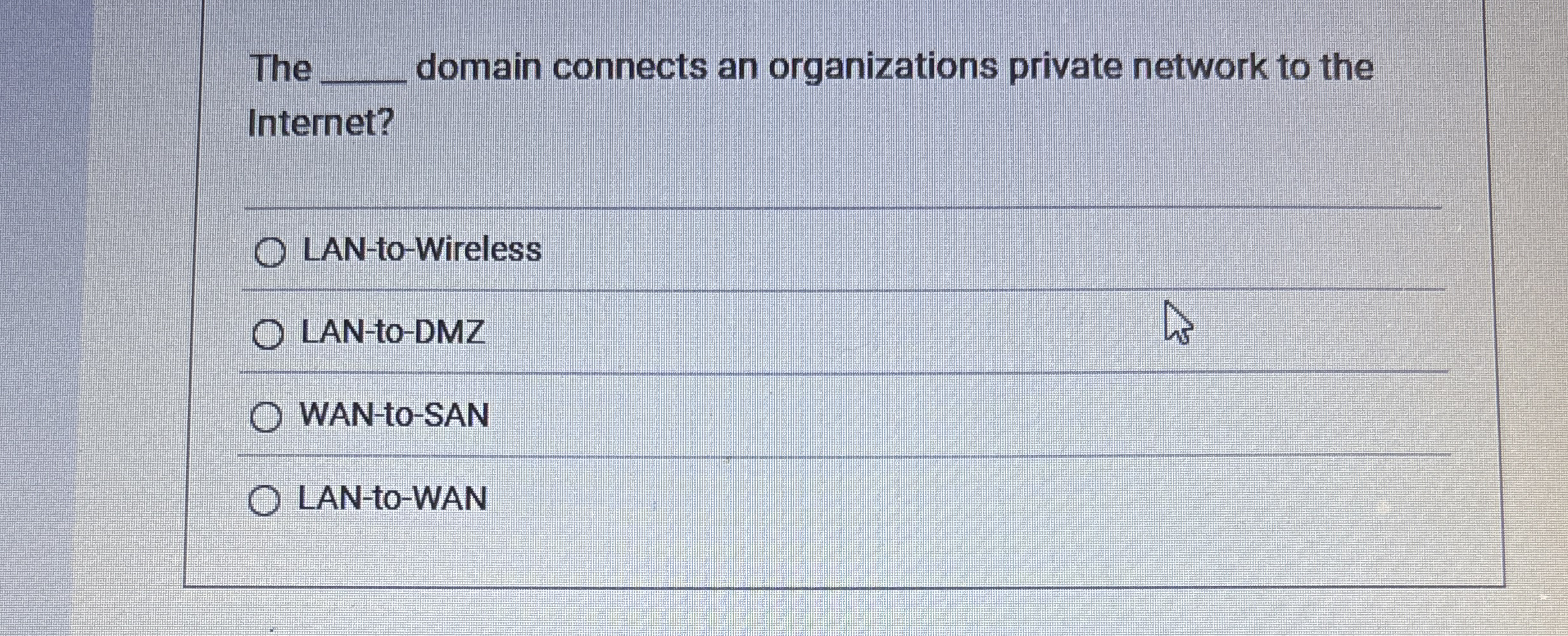 The q , domain connects an organizations private