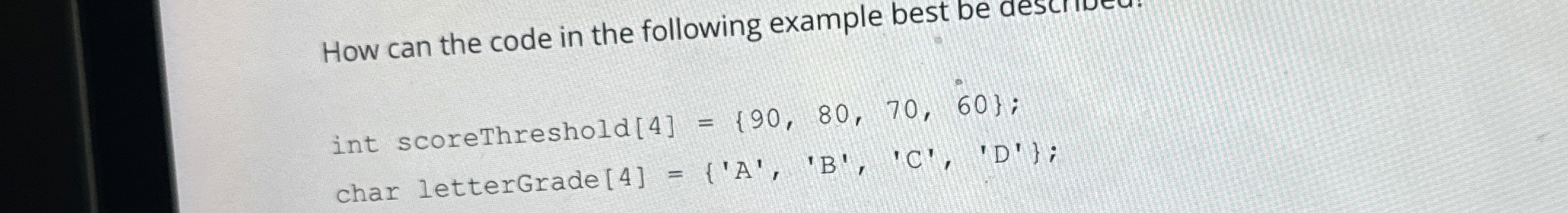 How can the code in the following example best be