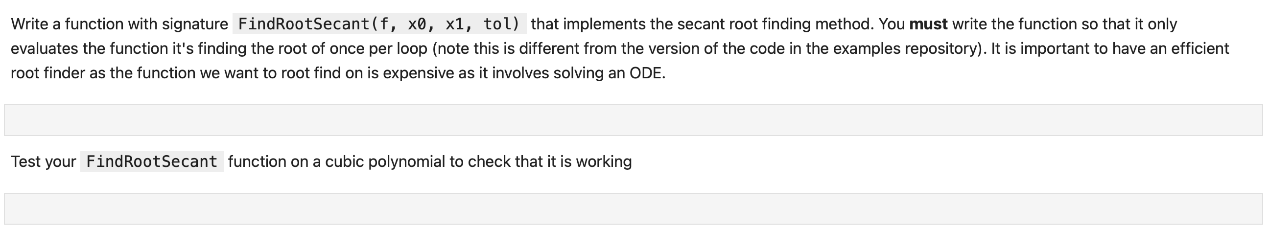 Use python to compute the solution Write a
