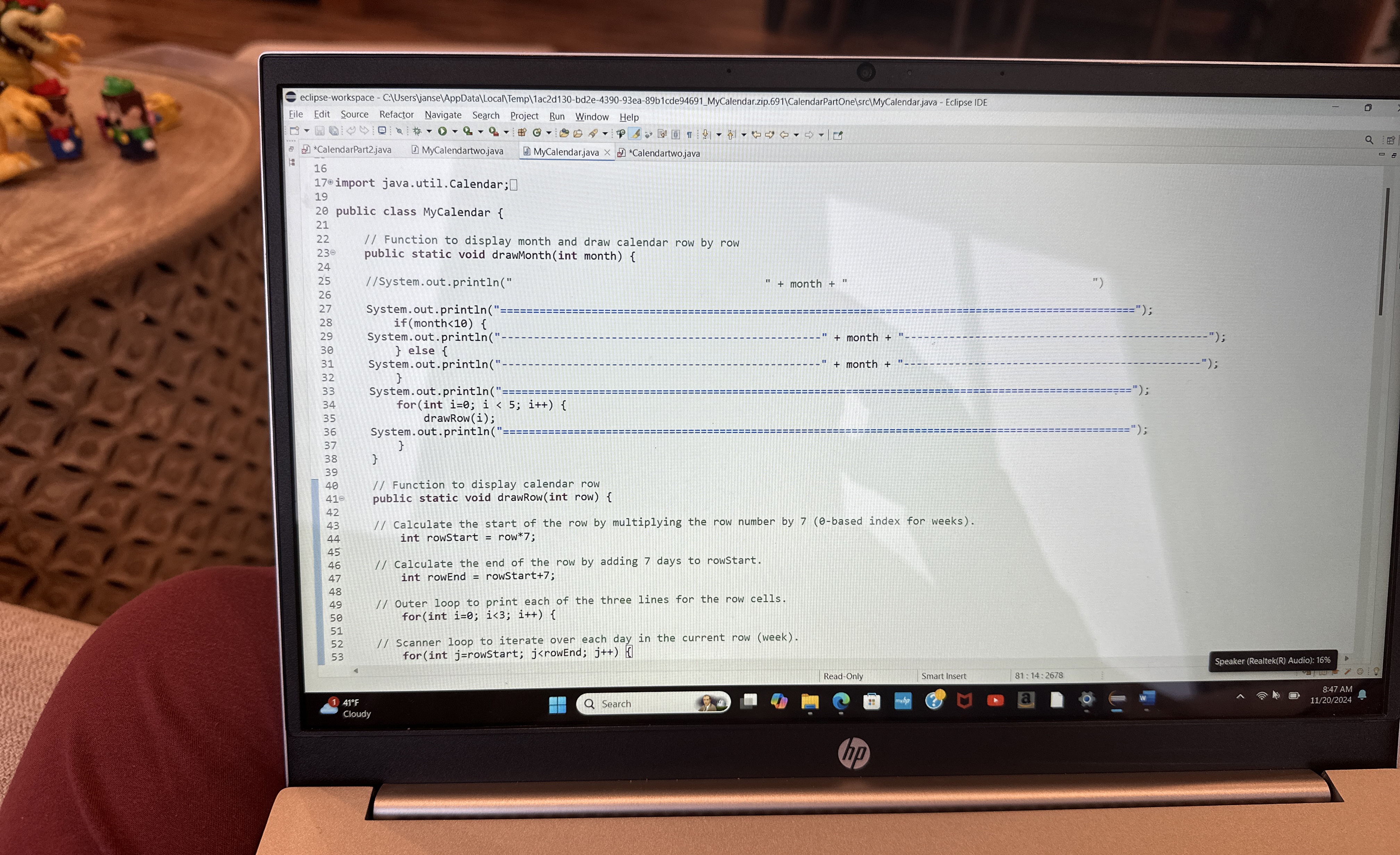 How can I figure out how to add a single array