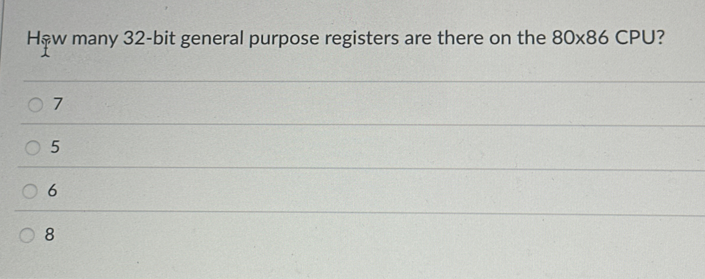 Hew many 3 2 - bit general purpose registers are