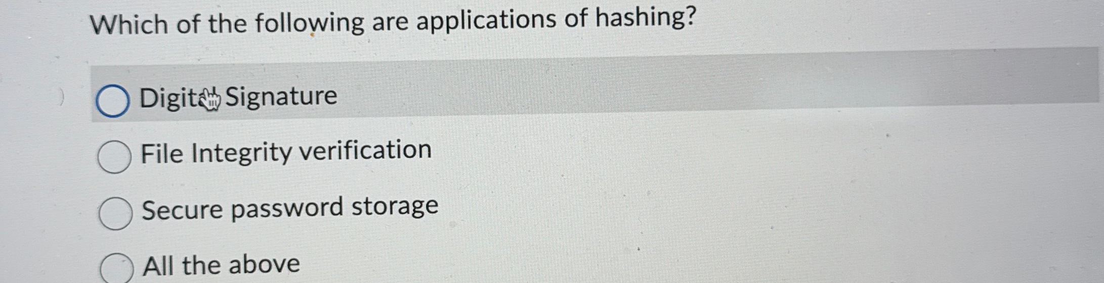 Which of the following are applications of