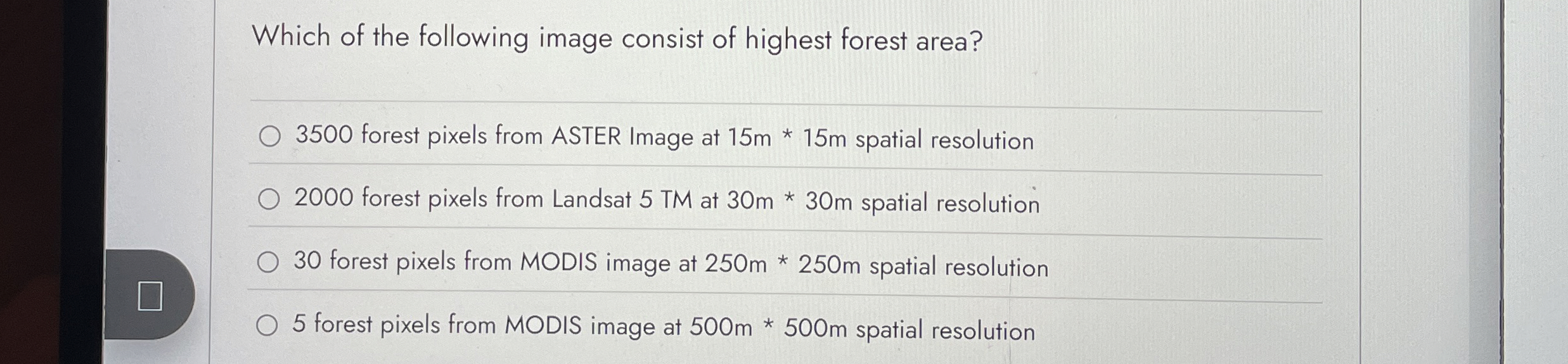 Which of the following image consist of highest