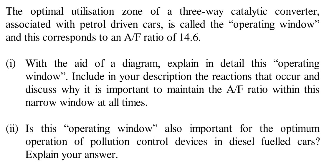 The optimal utilisation zone of a three - way
