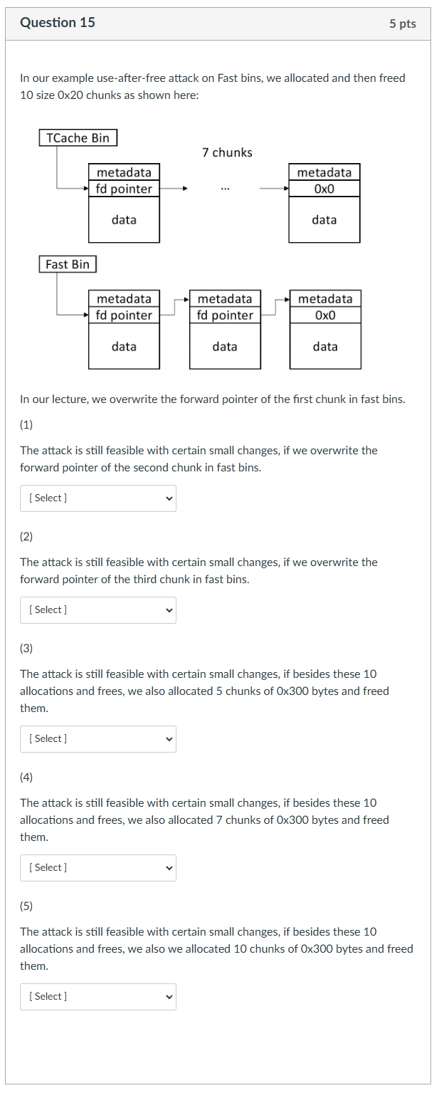 Question 1 5 In our example use - after - free