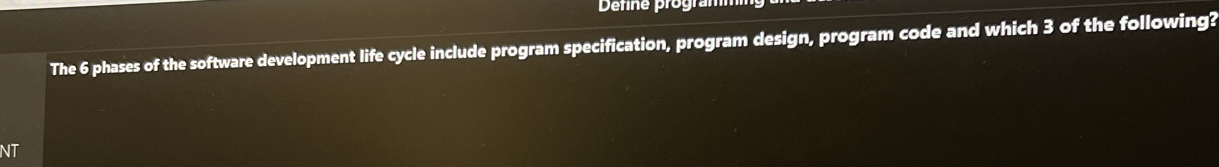 The 6 phases of the software development life