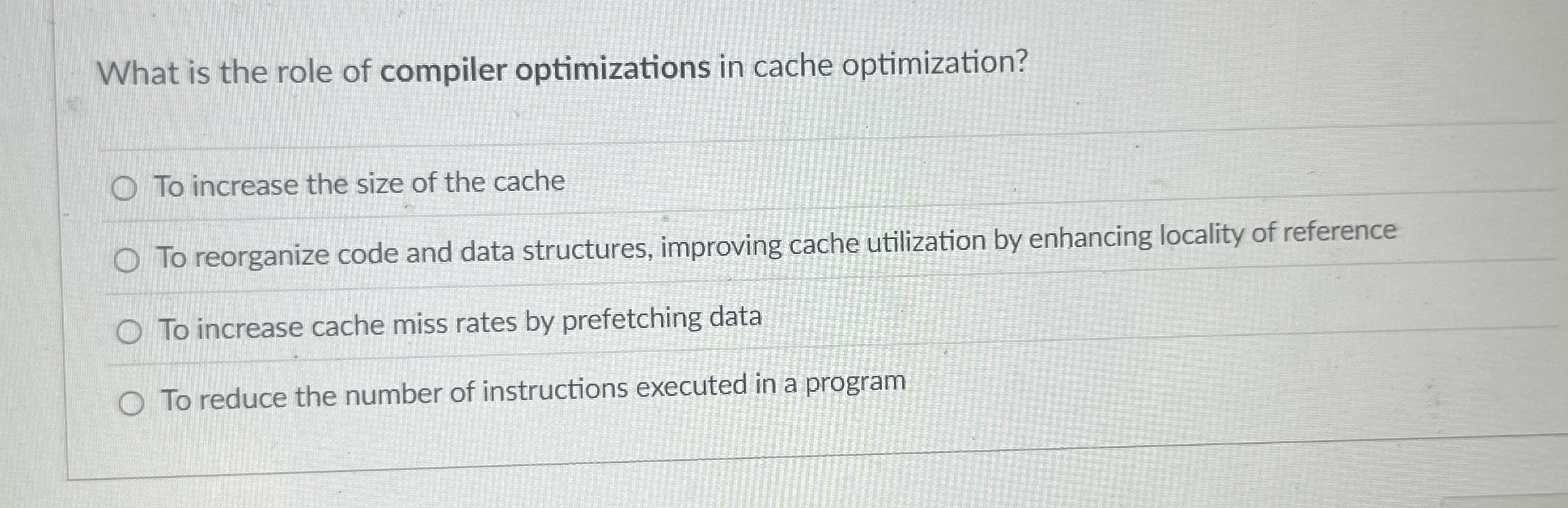 What is the role of compiler optimizations in