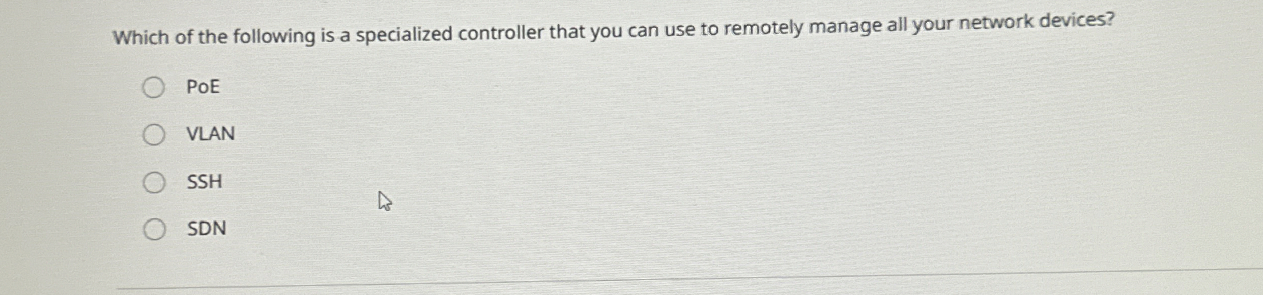 Which of the following is a specialized