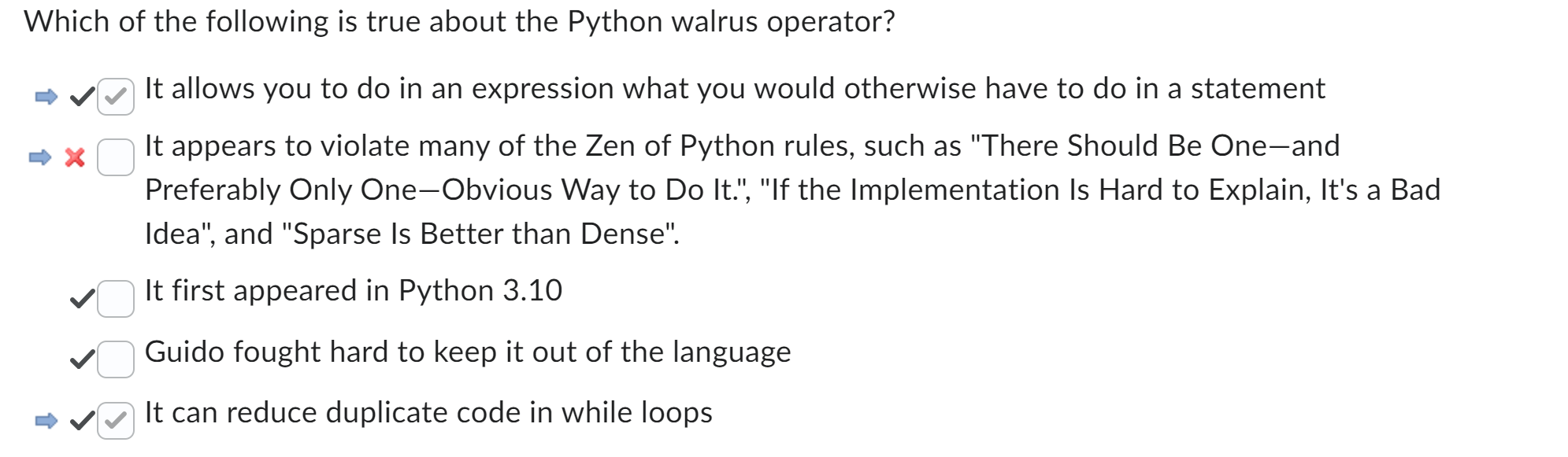 Which of the following is true about the Python
