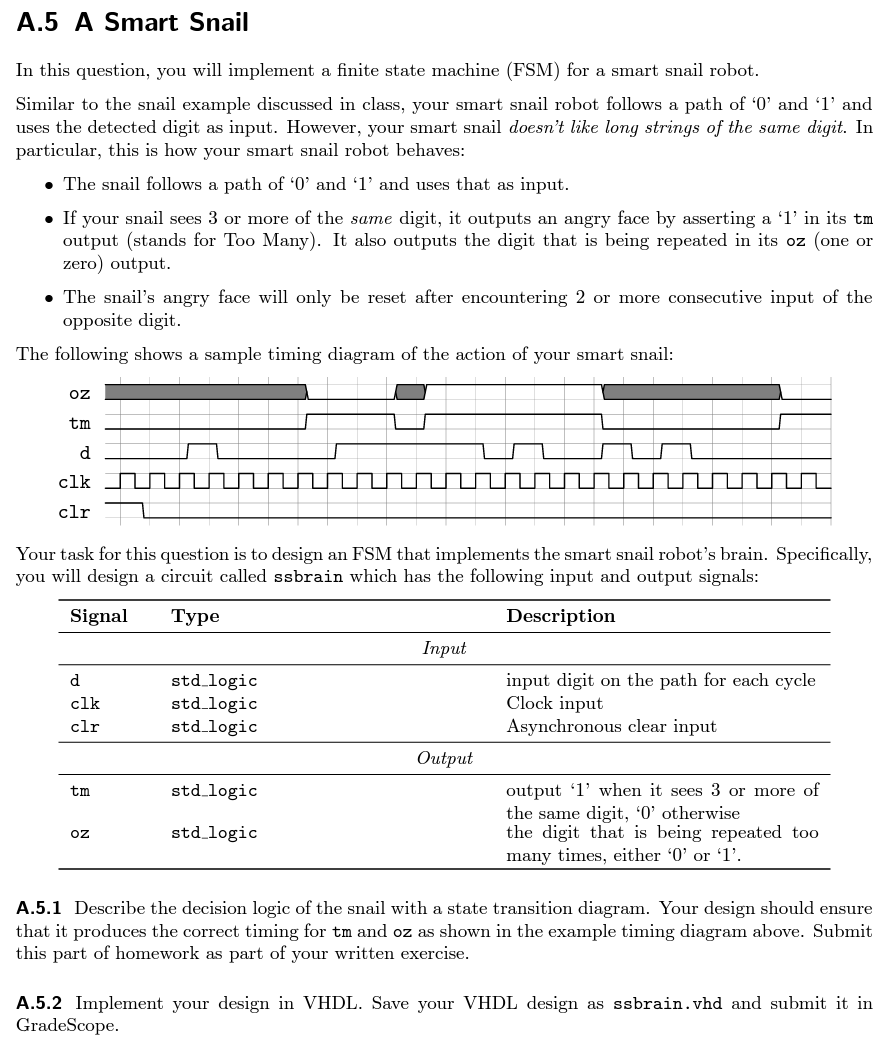 A . 5 A Smart Snail In this question, you will