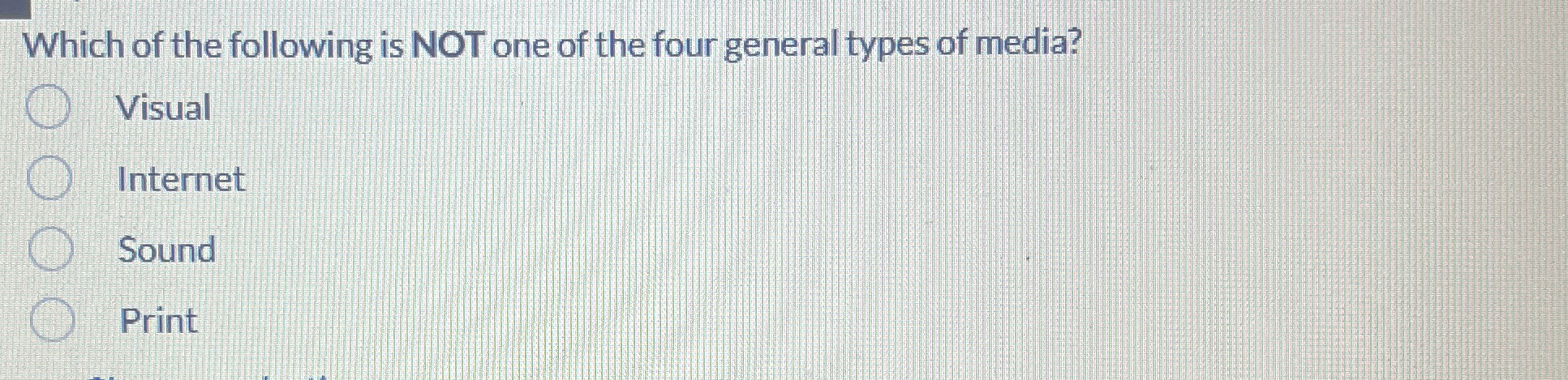 Which of the following is NOT one of the four