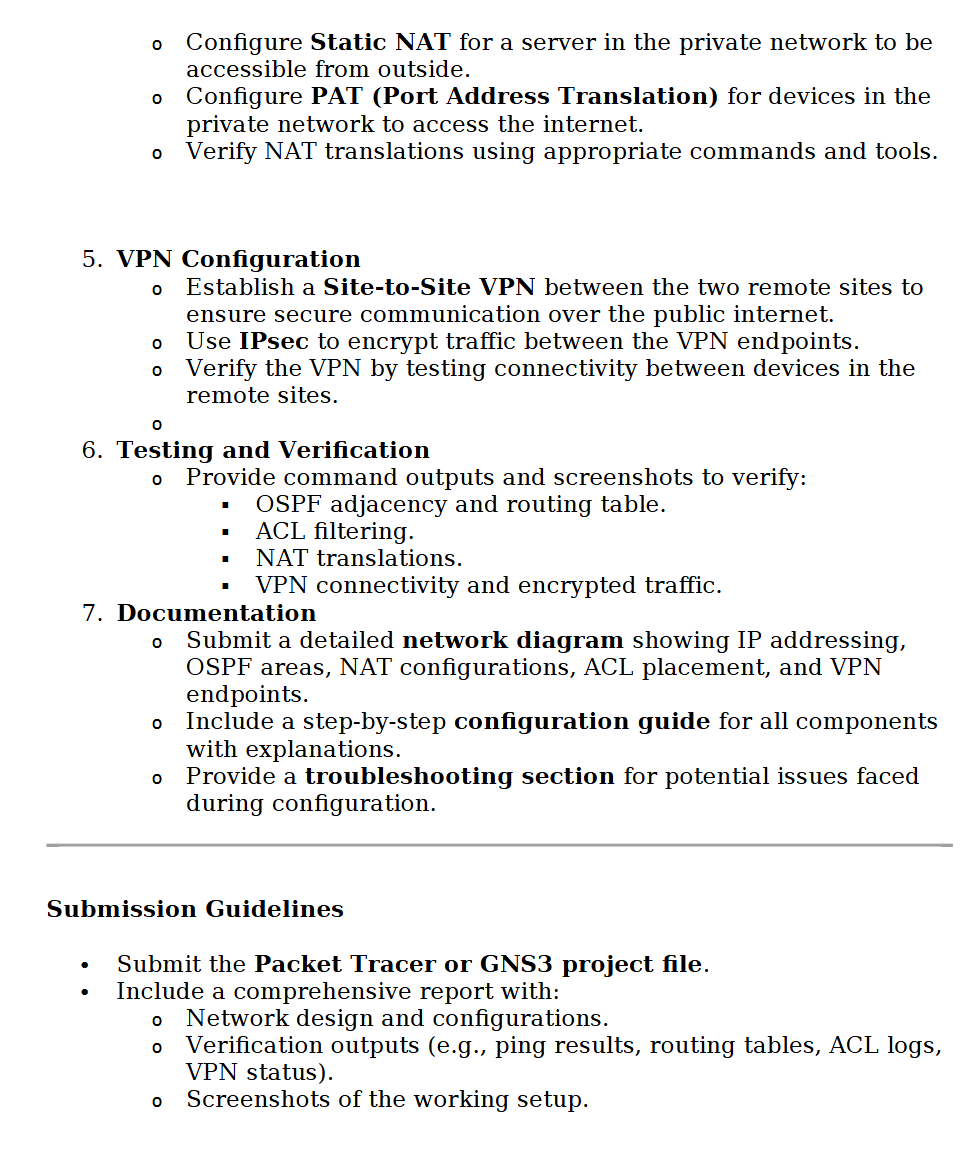 - Configure Static NAT for a server in the