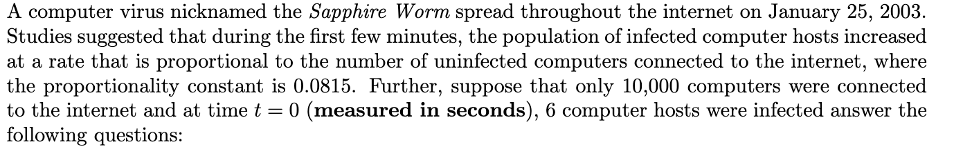 A computer virus nicknamed the Sapphire Worm