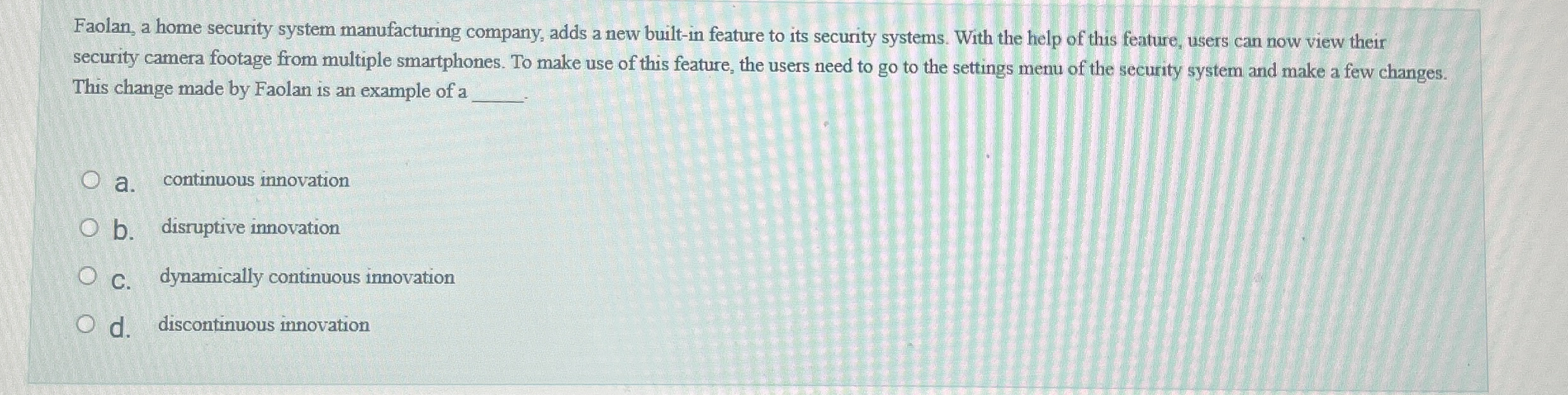 Faolan, a home security system manufacturing