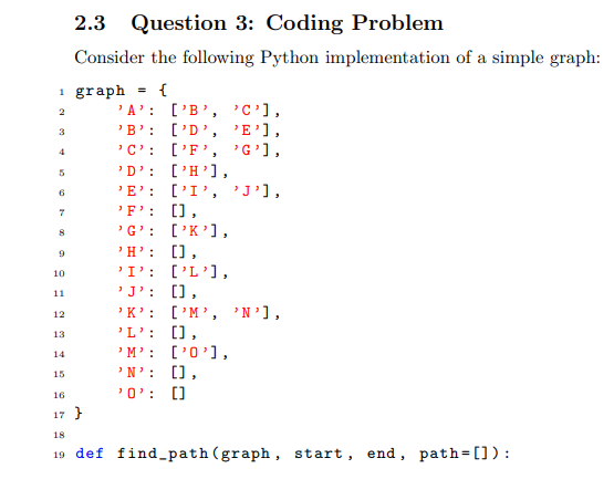 Is there a path from ' A ' to ' L ' ? Use the