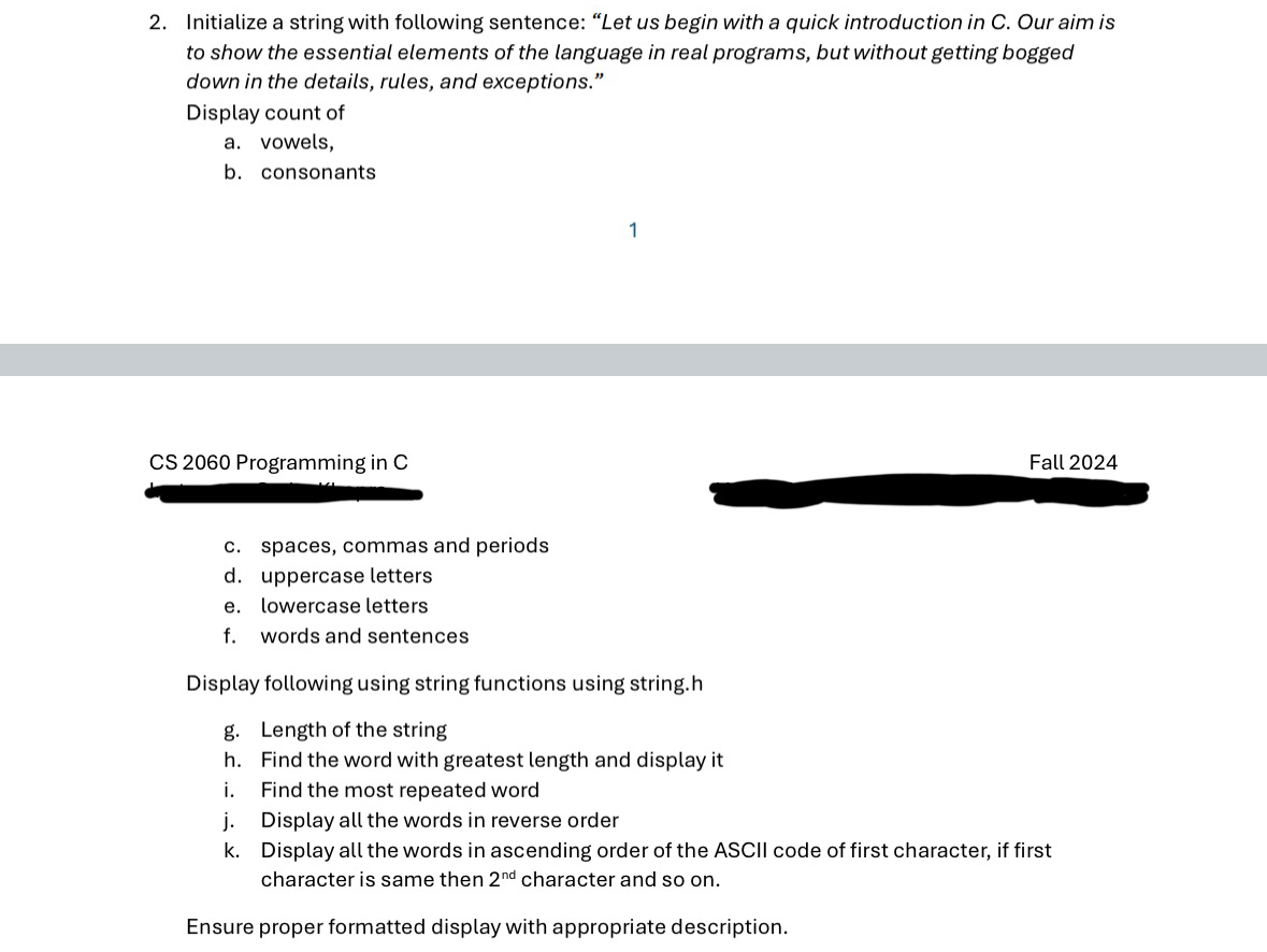 In C programming, use Macros to write a program