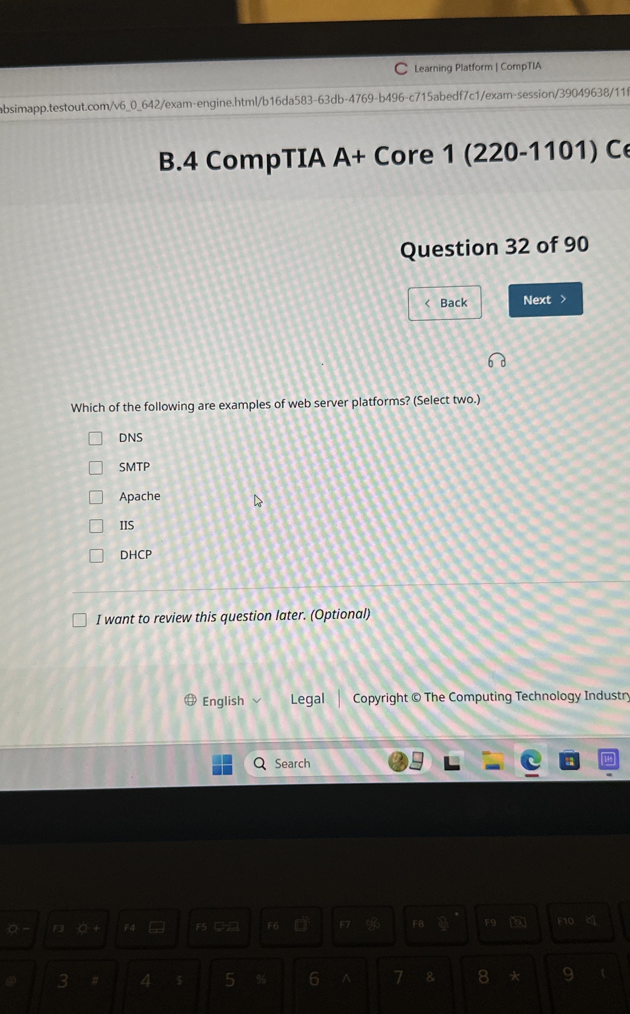 Which of the following are examples of web server