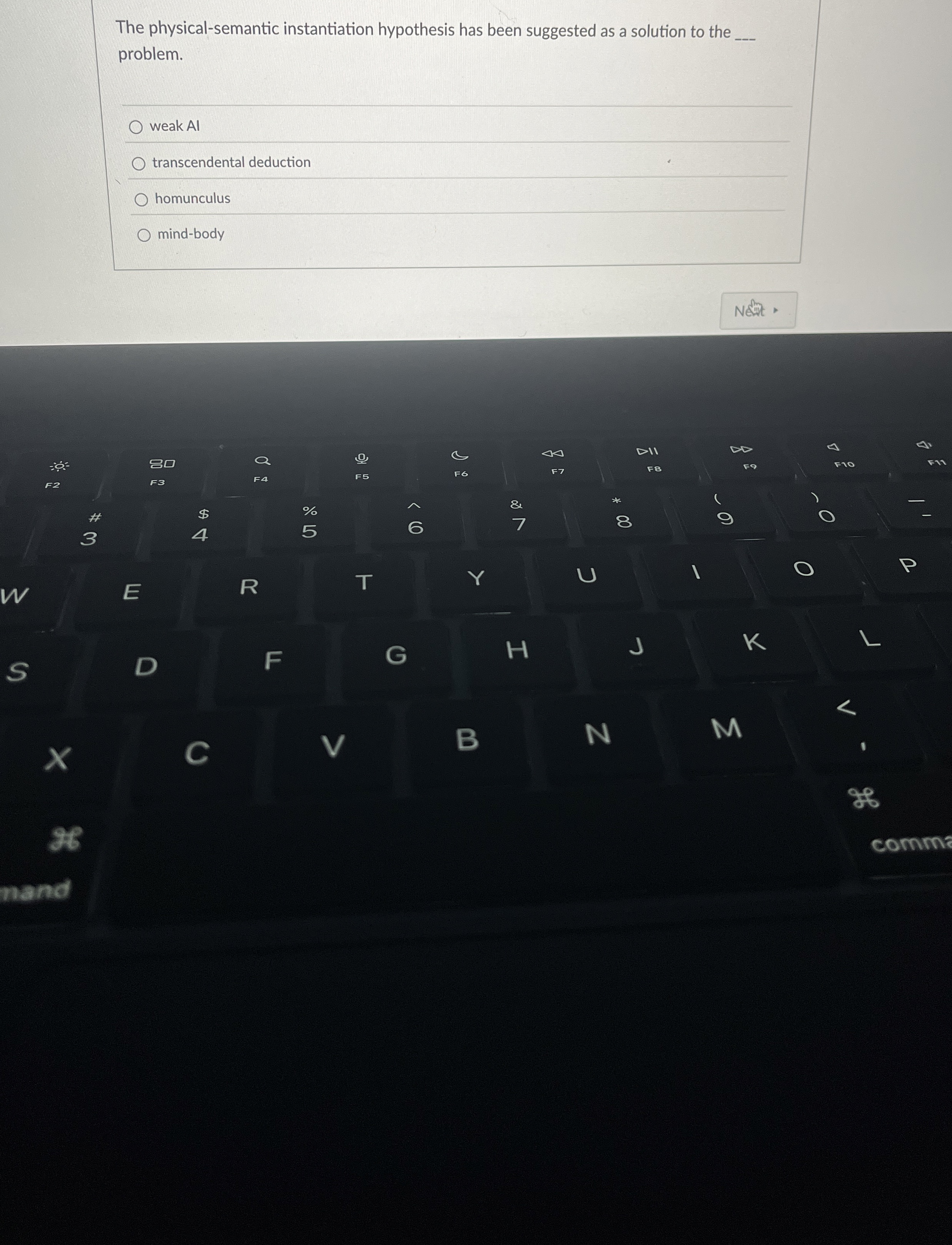 The physical - semantic instantiation hypothesis