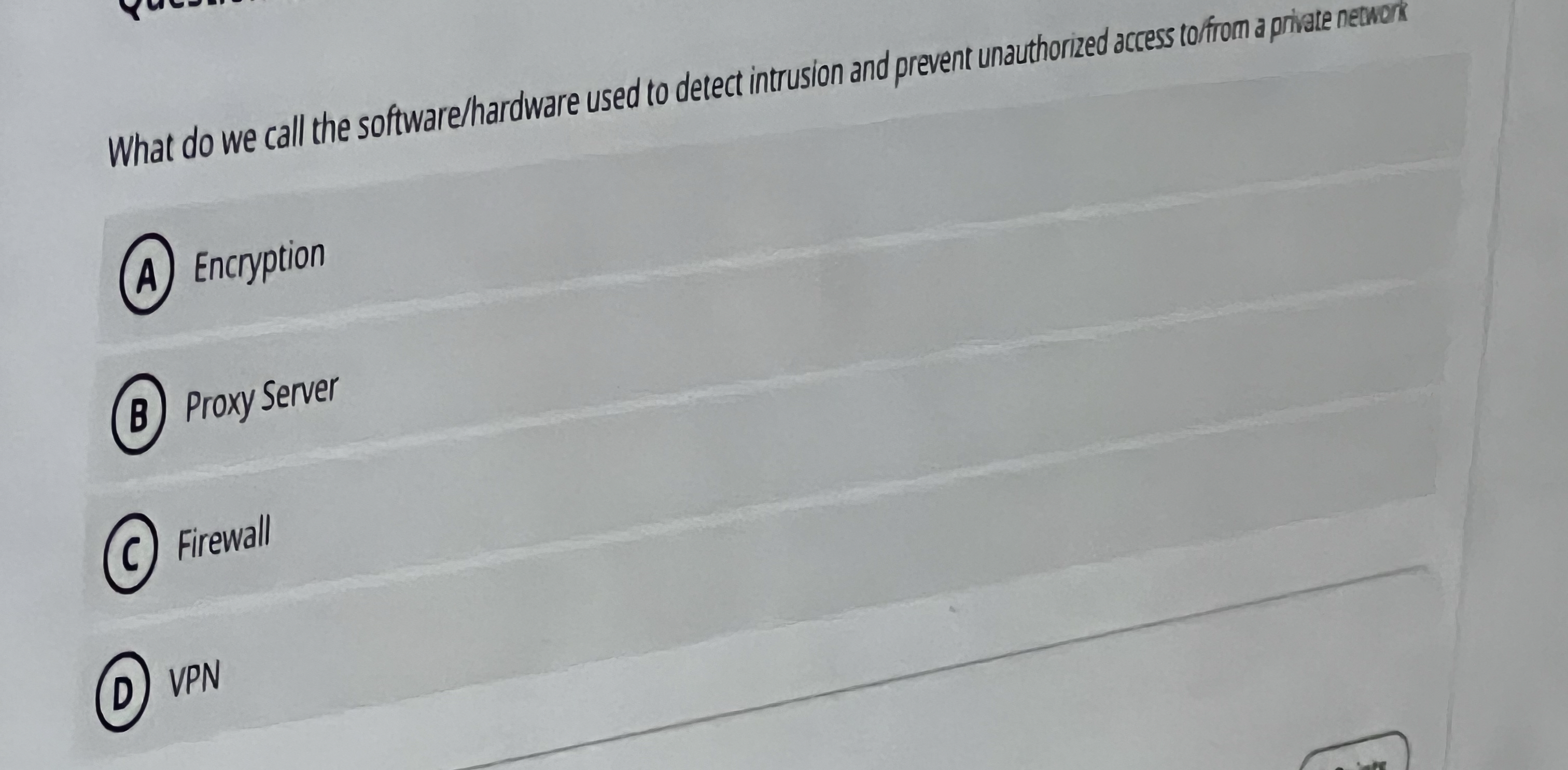 What do we call the software / hardware used to