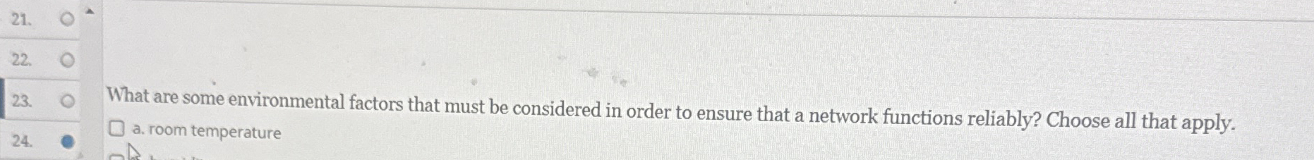 What are some environmental factors that must be