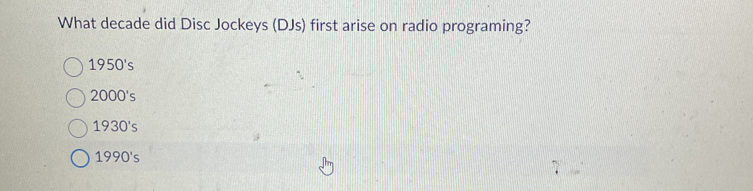What decade did Disc Jockeys ( DJs ) first arise