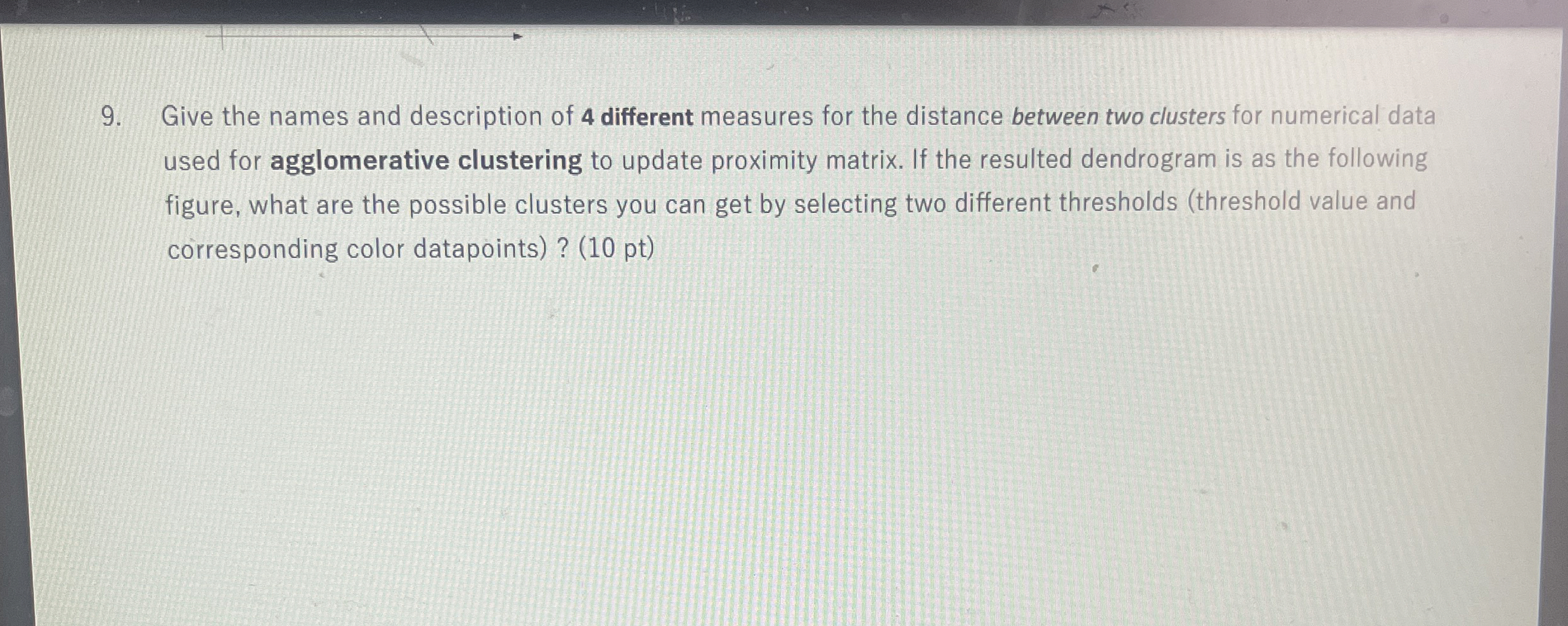 Give the names and description of 4 different