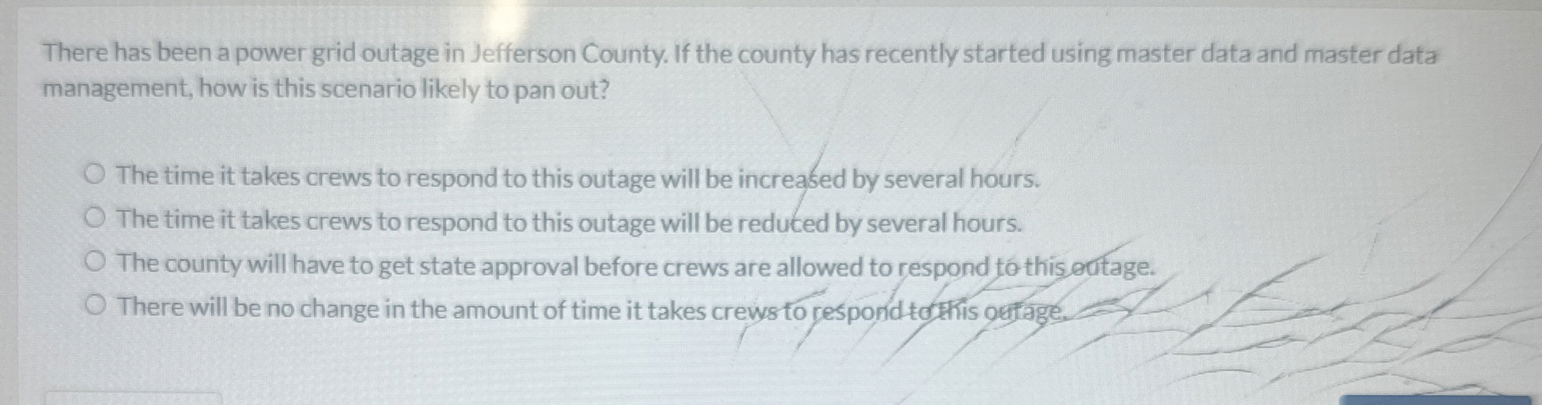 There has been a power grid outage in Jefferson