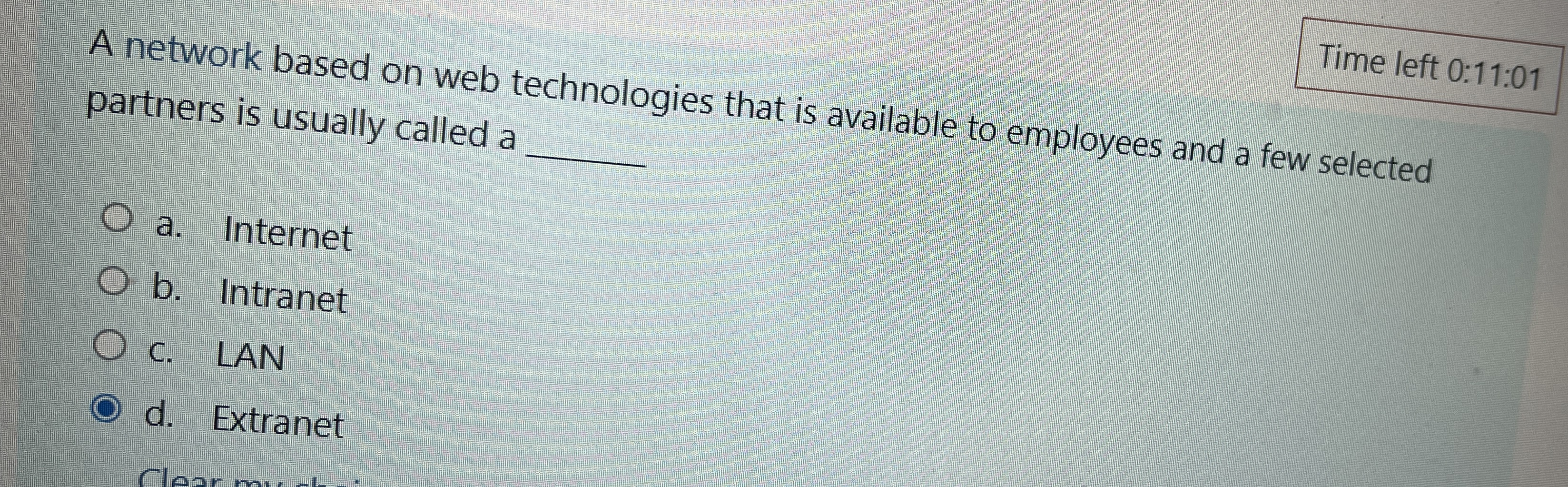 Time left 0 : 1 1 : 0 1 partners is usually
