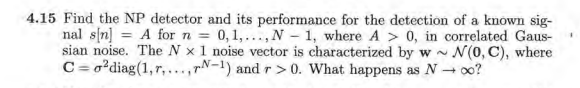 4 . 1 5 Find the NP detector and its performance