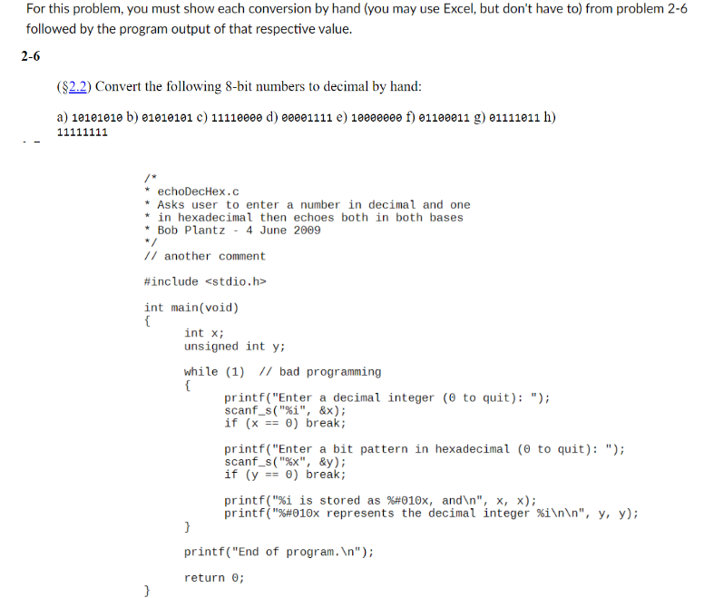 For this problem, you must show each conversion