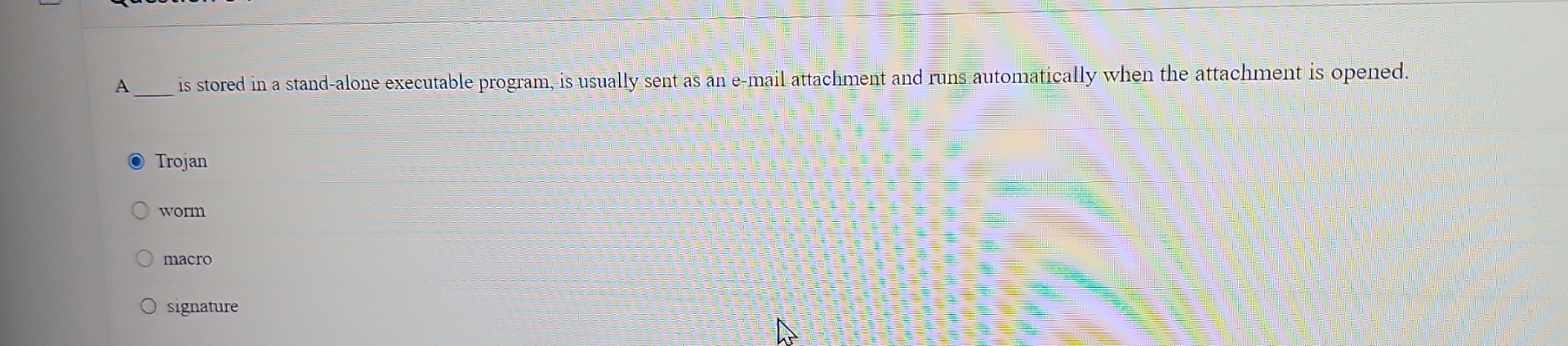 A q , is stored in a stand - alone executable