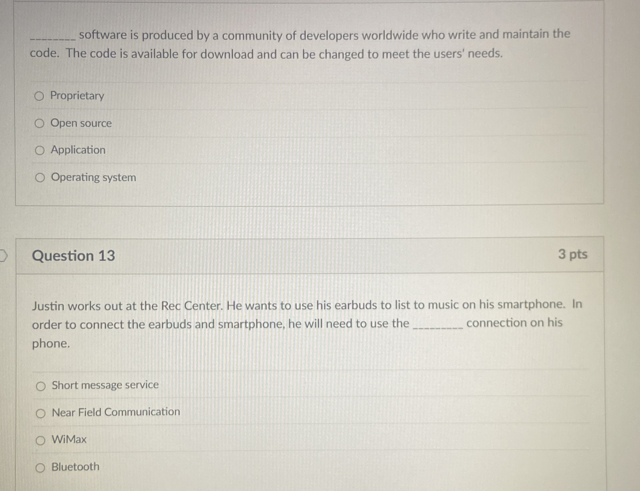 software is produced by a community of developers
