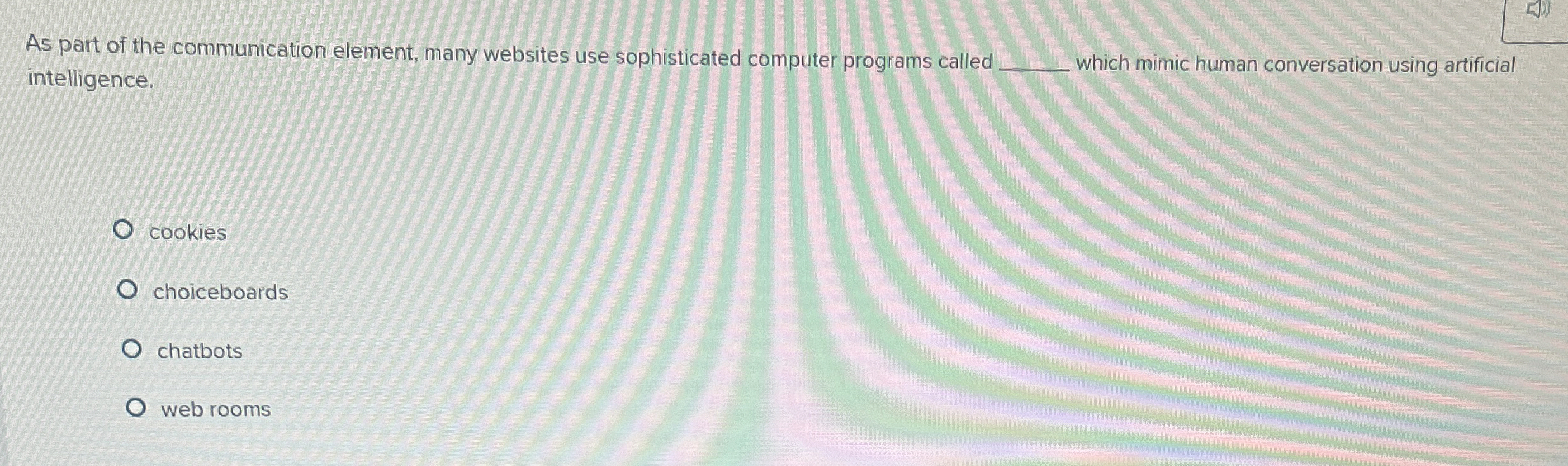 As part of the communication element, many