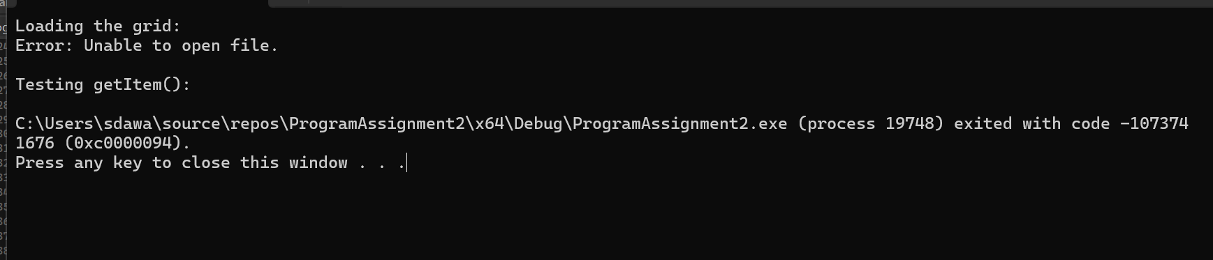 My program will not open the text file ? ? I keep