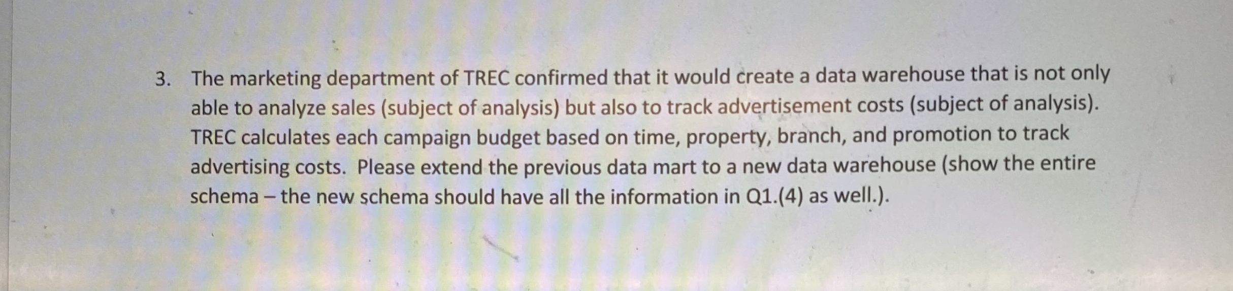 Let's say we are the Tennessee Real Estate