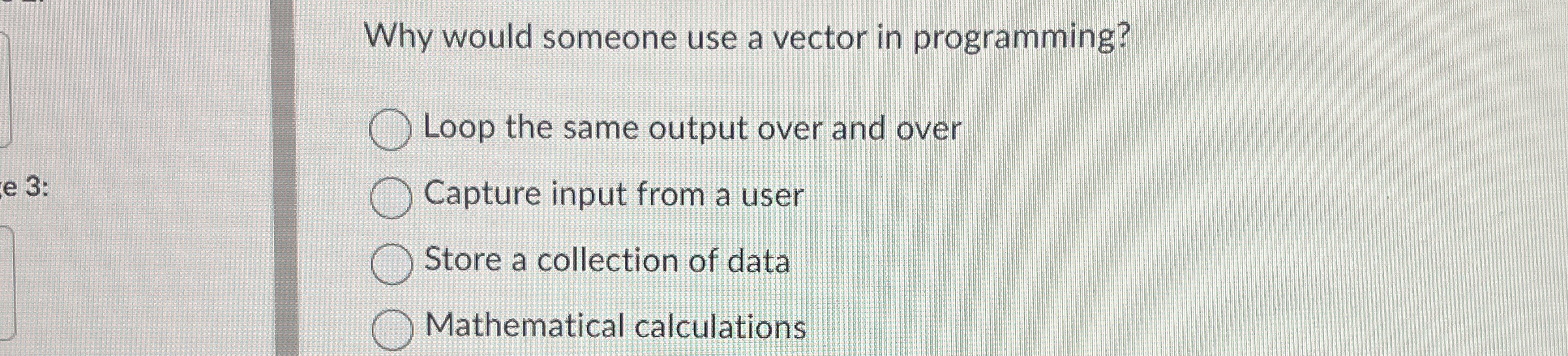 Why would someone use a vector in programming?