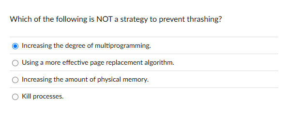 Which of the following is NOT a strategy to