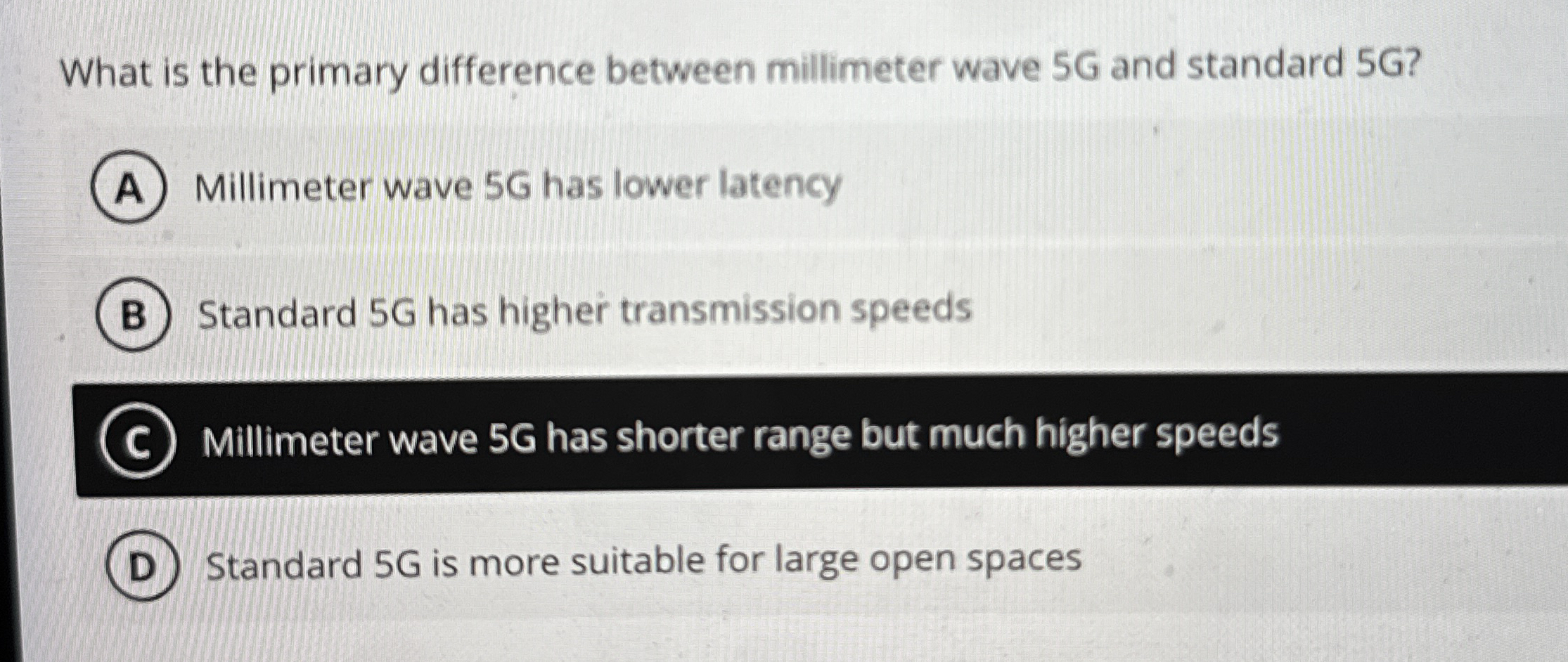 What is the primary difference between millimeter