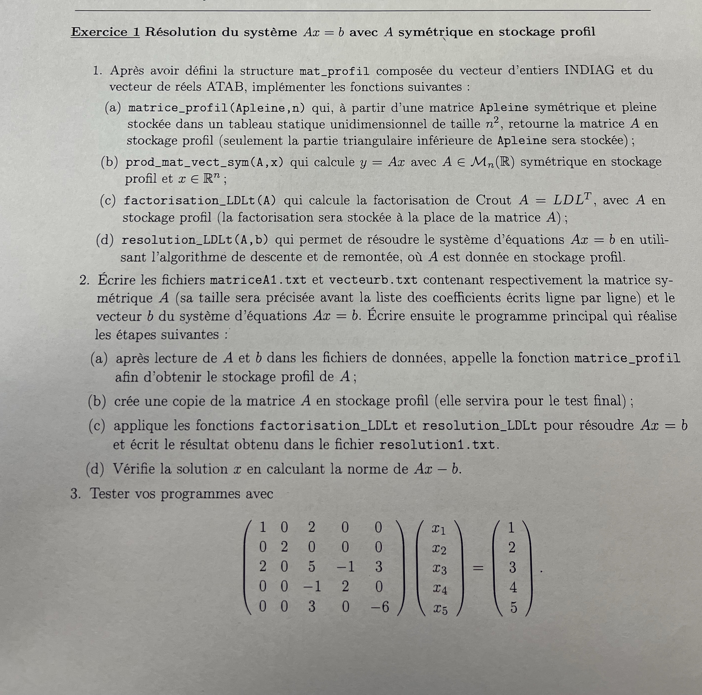The whole exercise 1 with c + + code thank you