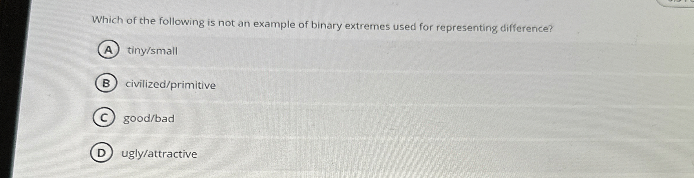 Which of the following is not an example of