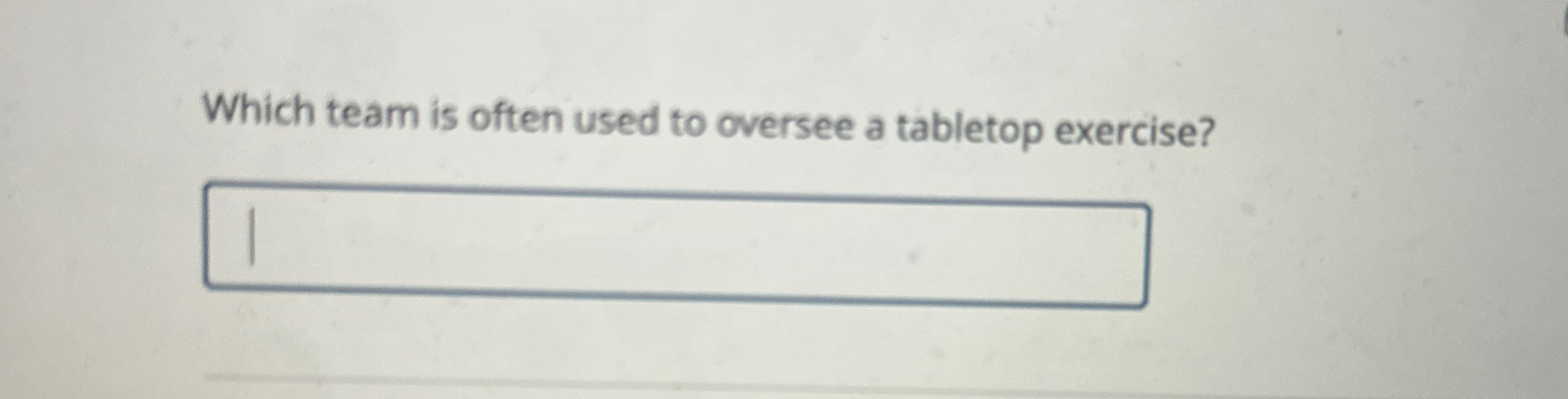 Which team is often used to oversee a tabletop