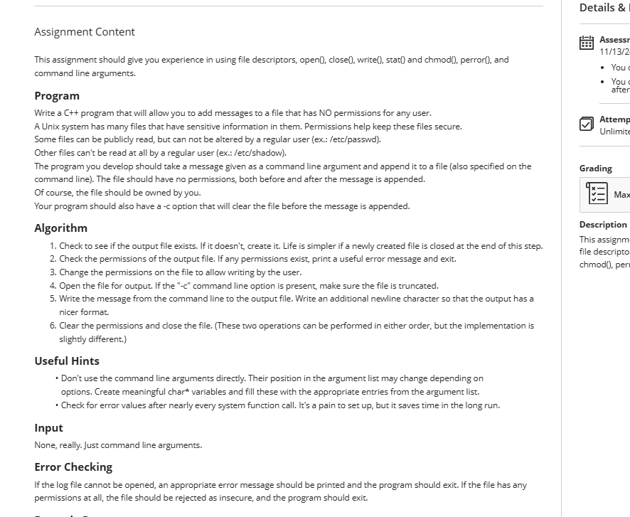 Assignment Content This assignment should give