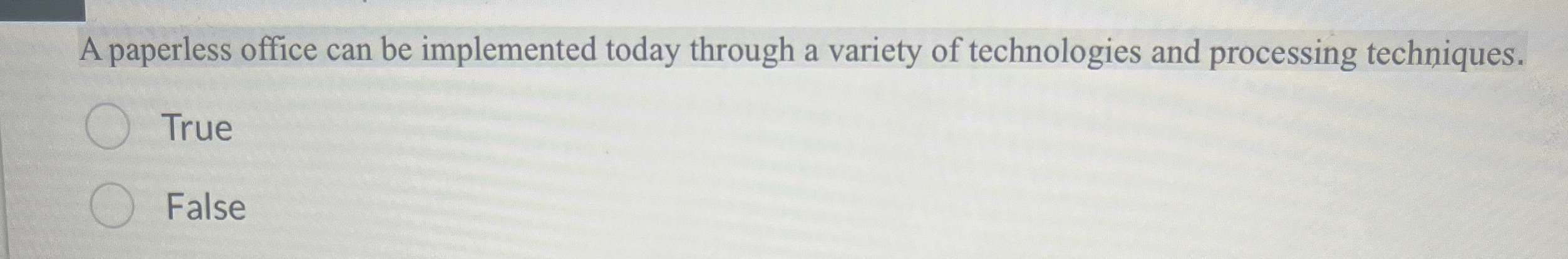 A paperless office can be implemented today