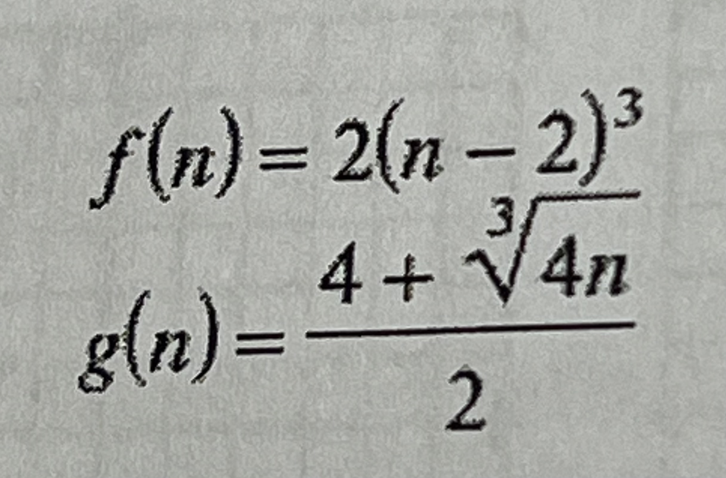 code class = "asciimath" > f ( n ) = 2 ( n - 2 )