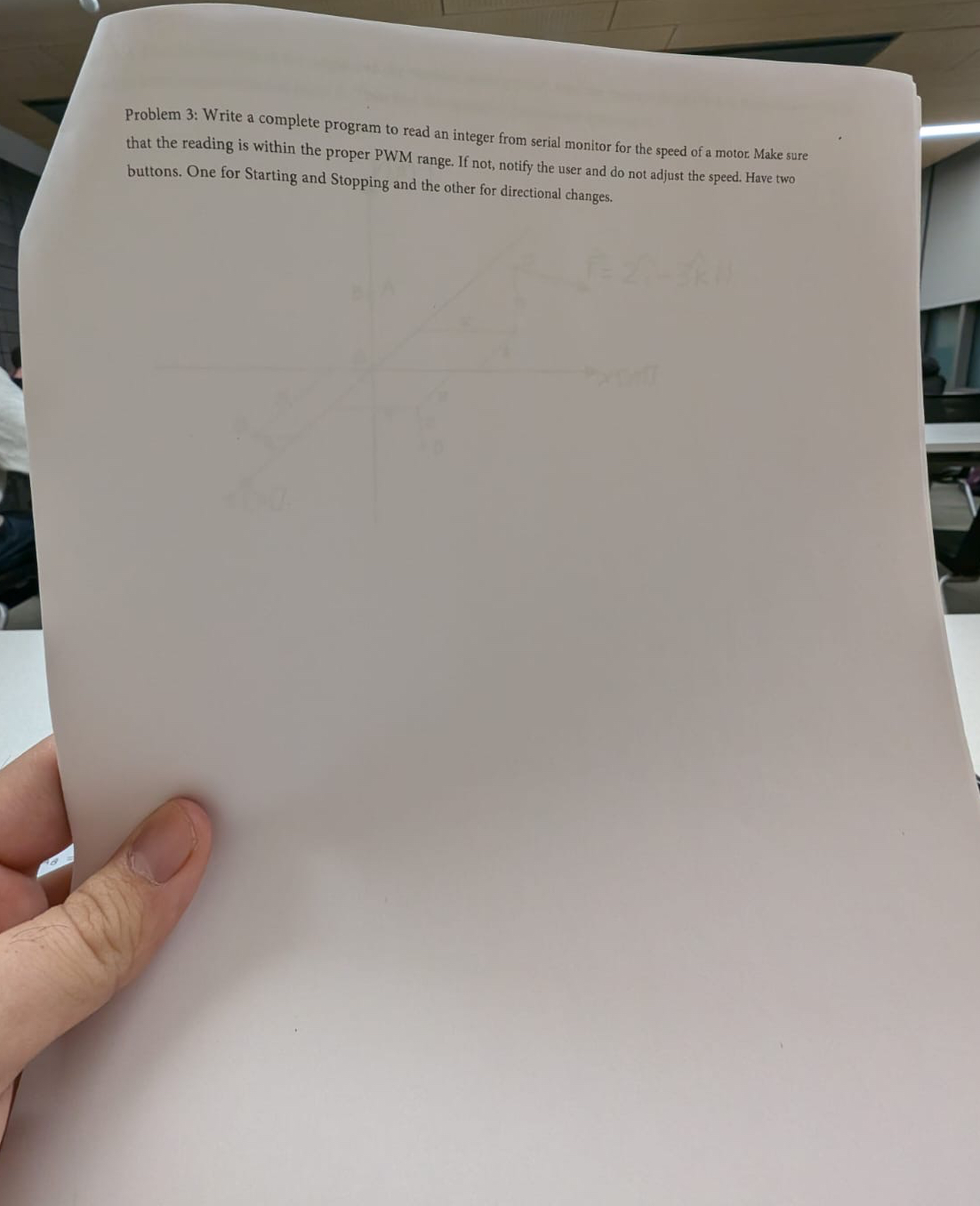 Problem 3 : Write a complete program to read an