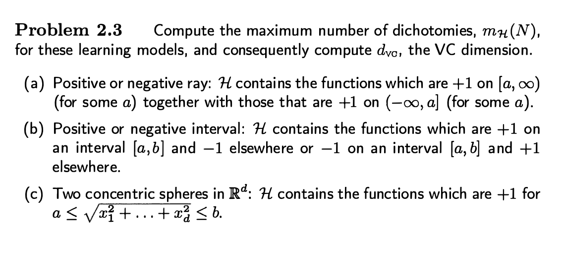 Problem 2 . 3 Compute the maximum number of