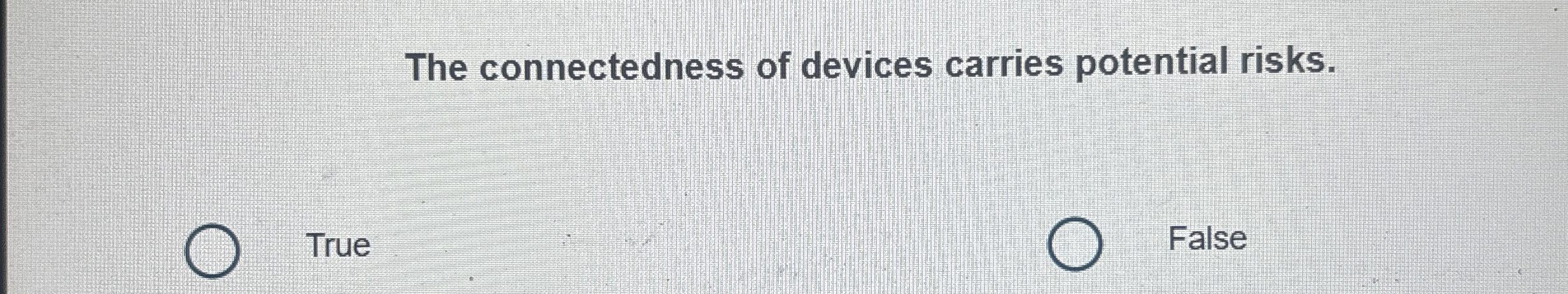The connectedness of devices carries potential